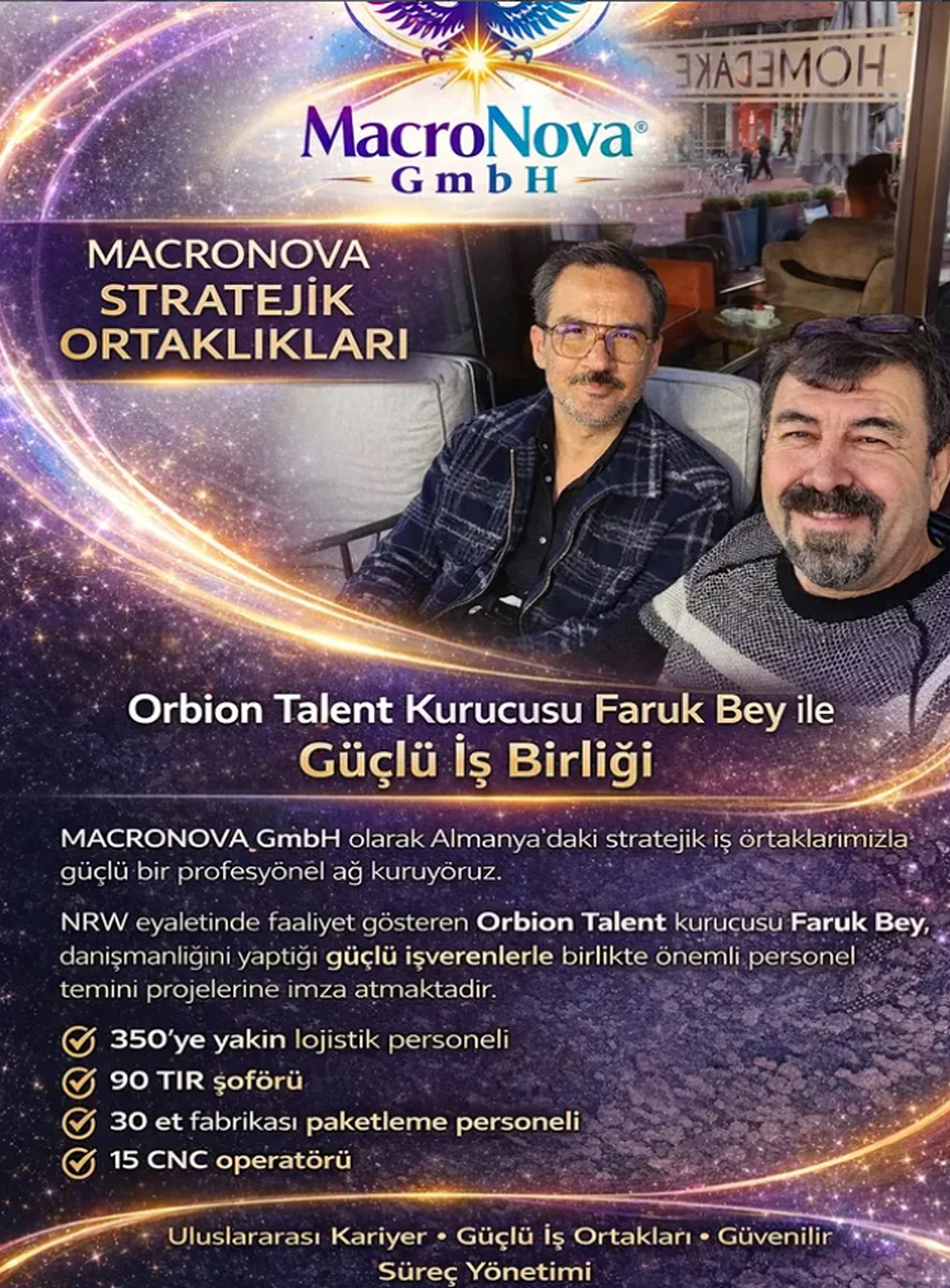 Macronova GmbH ve Orbion Talent Arasında Güçlü İş Birliği