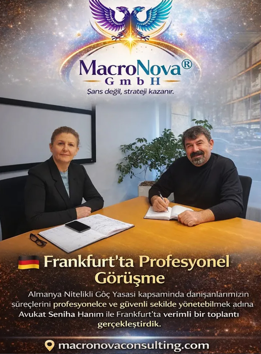 Frankfurt'ta Profesyonel Görüşme Macronova GmbH Almanya Süreçlerini Güçlendiriyor